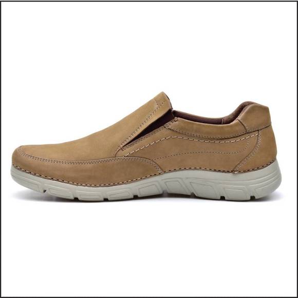 NEW PAZSTOR men's mocassin rock in chestnut - Picture 3 of 6